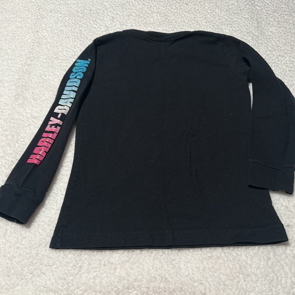 Harley Davidson Little Girl’s L/S Genuine Legend Tee, EUC, Size 6/6X - Picture 8 of 9